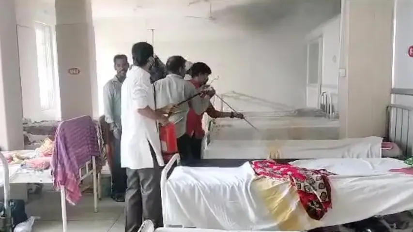 Fire reported at Baripada hospital