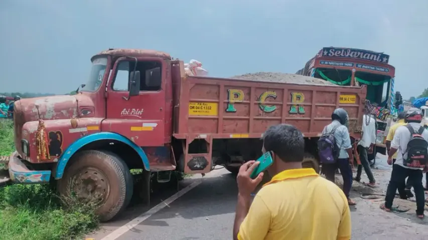 Road Mishap Near Jajpur