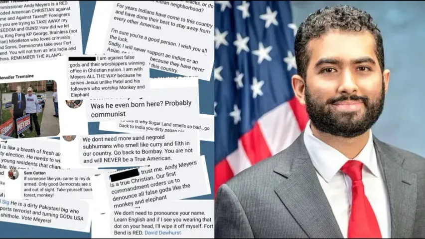 Indian-American Texas county commissioner candidate racially targeted