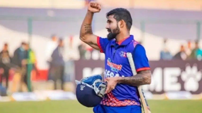 Nepal batsman Dipendra Singh