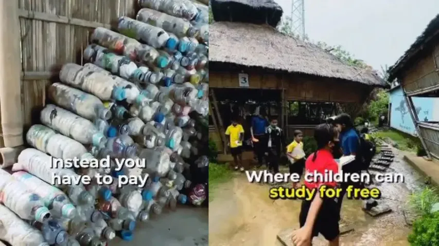 Incredible India! This school in Assam doesn’t take money, accepts plastic bottles as fees
