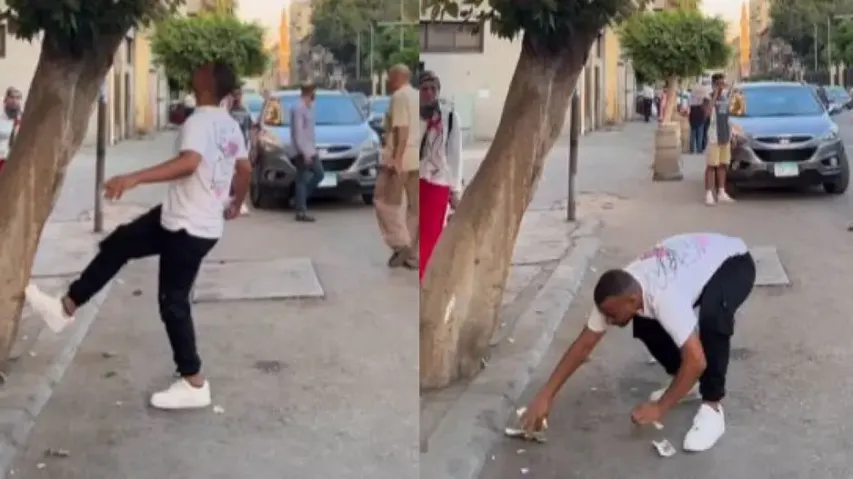 Video of money falling from tree goes viral - Watch