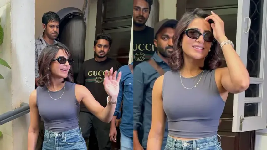Samantha steps out in style in Mumbai, spotted in new hairstyle