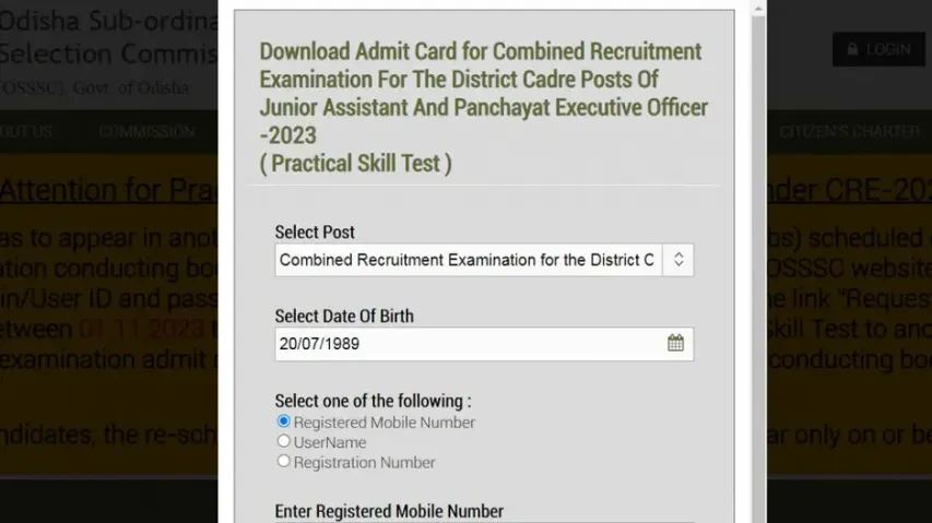 Admit Card glitch casts shadow on PEO, JA computer skill test; worried aspirants hit out at OSSSC