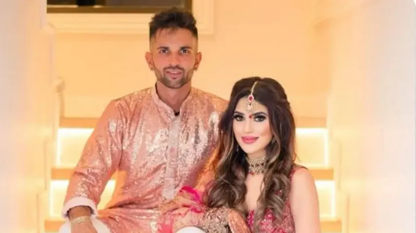 Keshav Maharaj shares pic with wife Lerisha Munsamy, sends Diwali wishes
