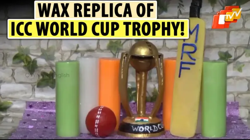 ICC World Cup 2023: Kolkata’s Wax Artist Tuhin Mukherjee Sculpts Replica Of Trophy