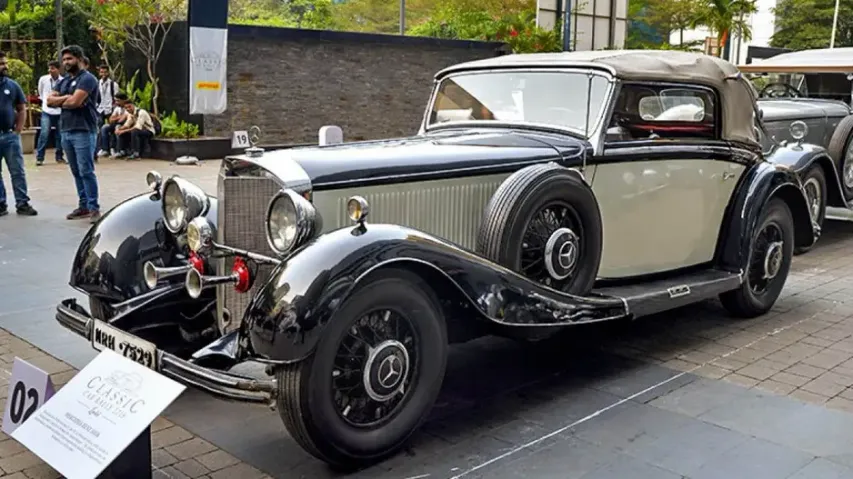 A Merc 500K On Display In Mumbai