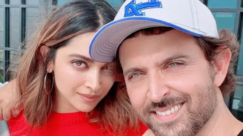 Deepika Padukone and Hrithik Roshan