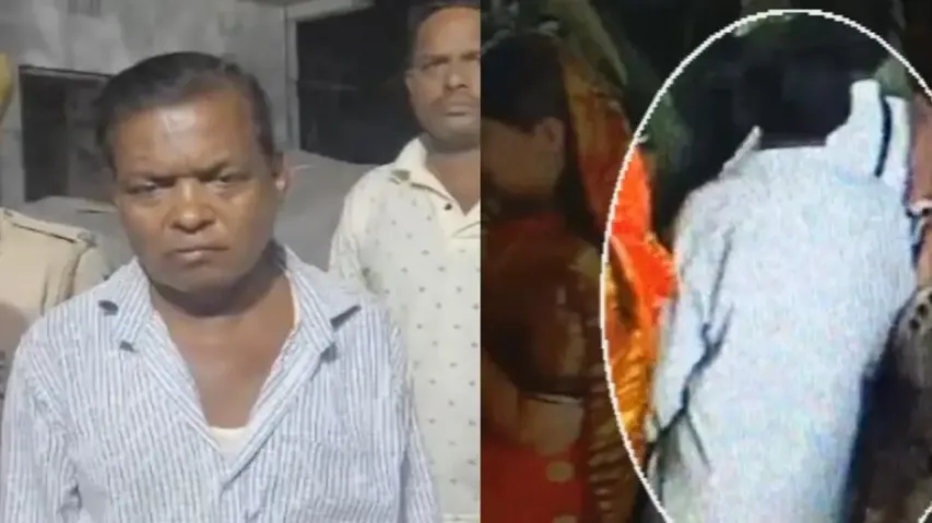 Caught on cam: Man steals mobile phone in Dhabaleswar Temple, detained