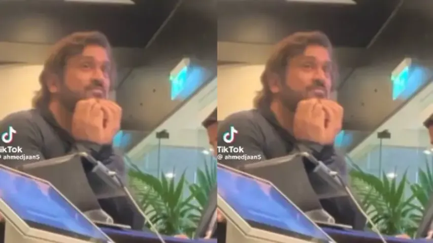 MS Dhoni suggests fan to go to Pakistan for best food, his reply leaves Mahi in splits