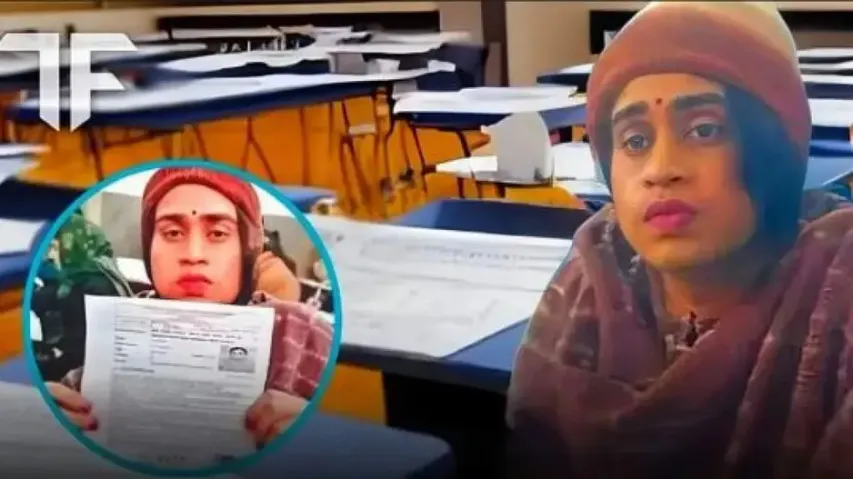 Youth wears make-up, disguises as woman to write exam for girlfriend; caught
