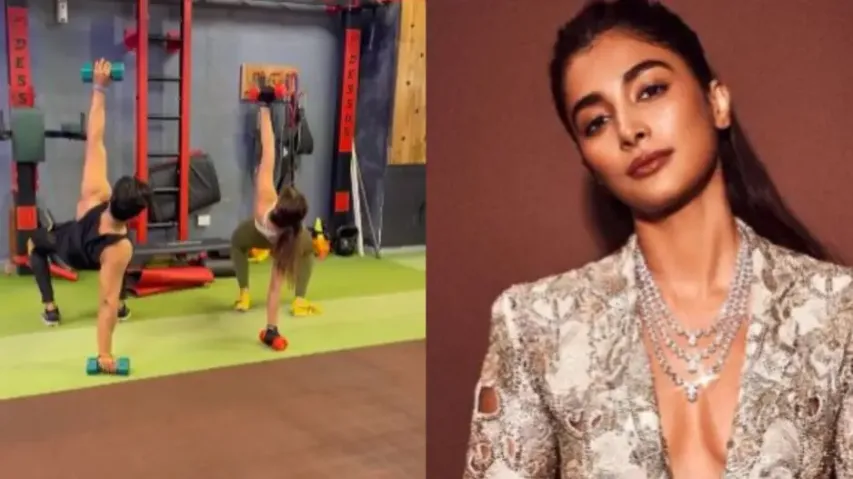 Pooja Hegde shares new workout video with 'training partner for the day'; watch