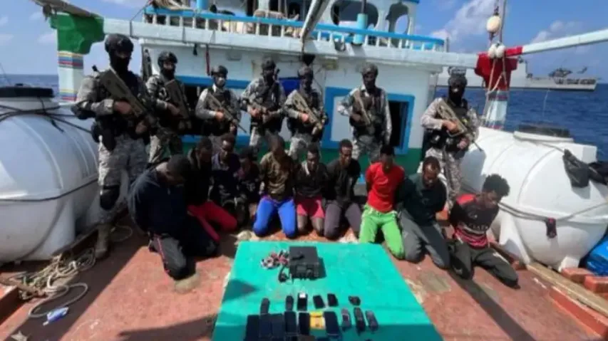 Indian navy warship rescues 19 Pakistani nationals