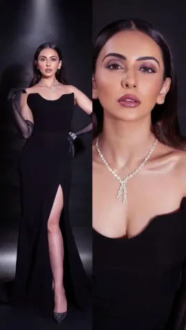 Rakul Preet Singh Is A Vision of Elegance and Charm In A Black Satin Gown