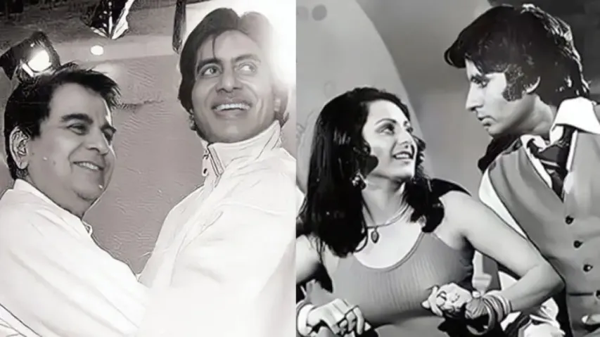 When Amitabh Bachchan left Dilip Kumar and Saira Banu at loss for words