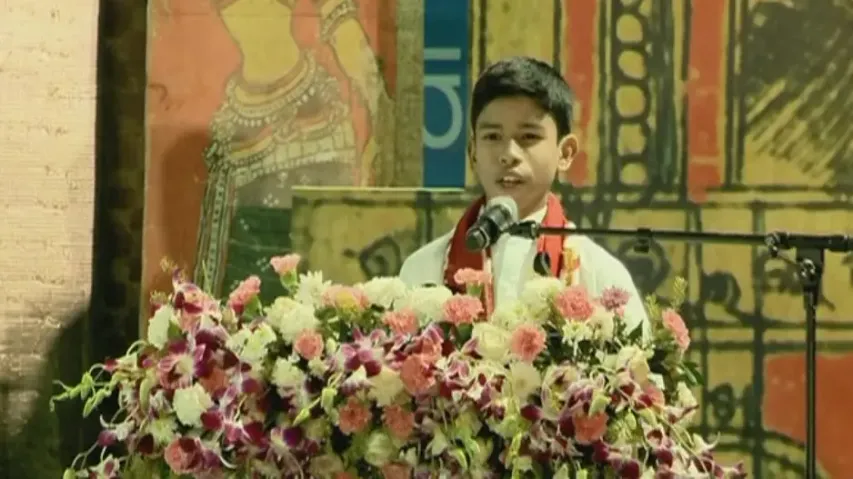 Class VIII student’s speech at World Odia Language Conference wins hearts