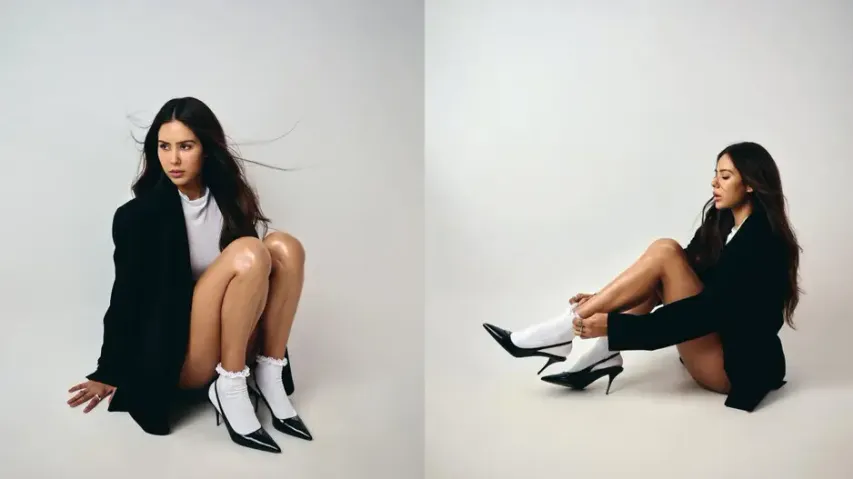 Sonam Bajwa lights fire in bold black outfit