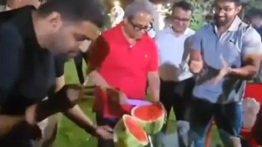 Bengaluru Commissioner ditches birthday cake to cut watermelon; sparks debate on western culture