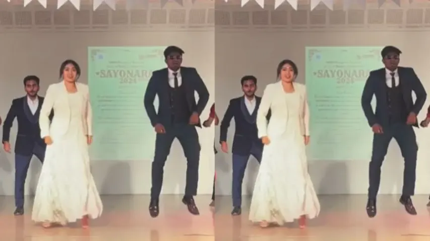 College students rock dance floor on Shahid Kapoor’s ‘Laal Peeli Akhiyan’ during farewell – Watch