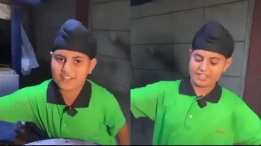 10-year-old kid runs roadside fastfood stall after father's death, makes internet emotional; watch