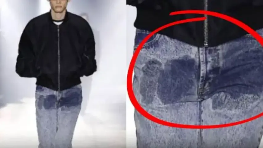 Fashion brand sells jeans with ‘urine stain’ for over 50K; internet in disbelief