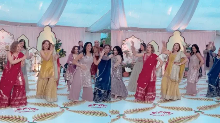 Bride’s mom rocks the dance floor 