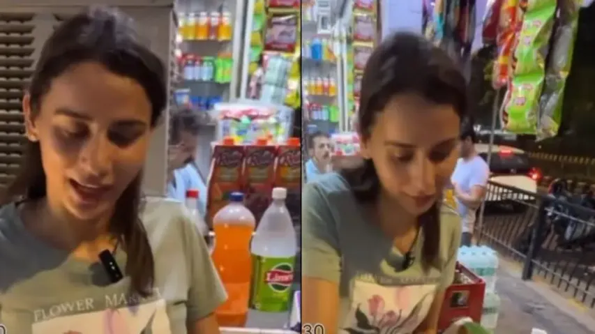 'Momos selling girl's polite 'Hanji Hanji' reply becomes viral sensation'