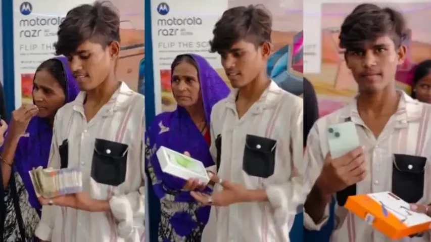 Woman flower vendor fulfils son's wish of purchasing iPhone