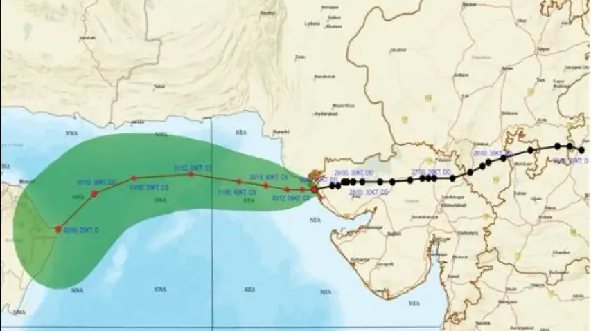 Deep depression over Kachchh, Pakistan to intensify into cyclonic storm: IMD