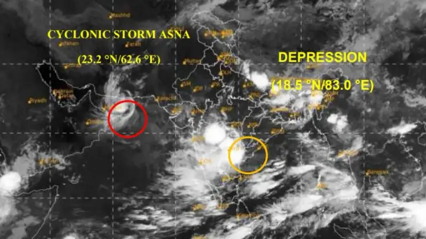 Cyclonic storm 'Asna' to move southwestwards over northwest Arabian Sea and weaken: IMD