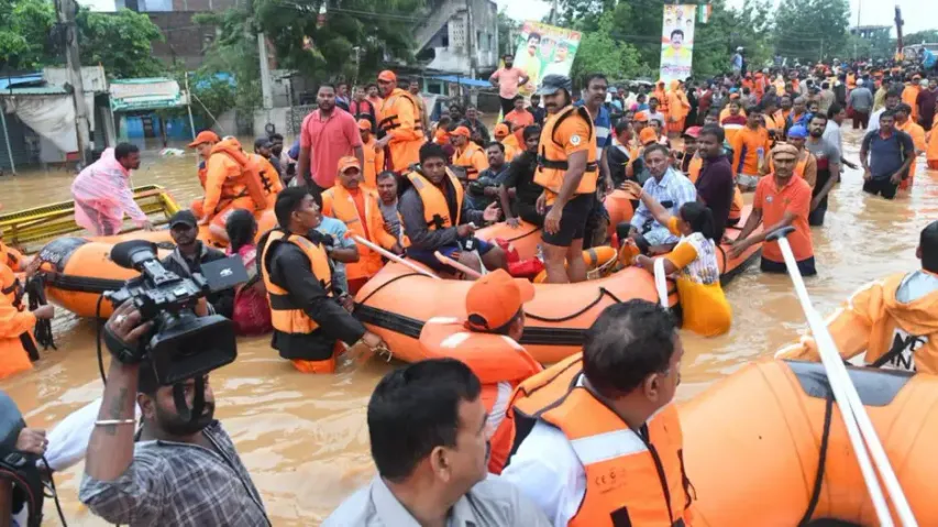  Flood in Telangana, Andhra Pradesh