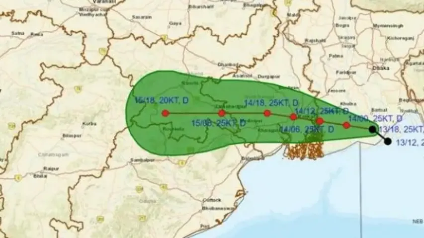 Depression crosses Bangladesh coast; to move across Gangetic West Bengal 