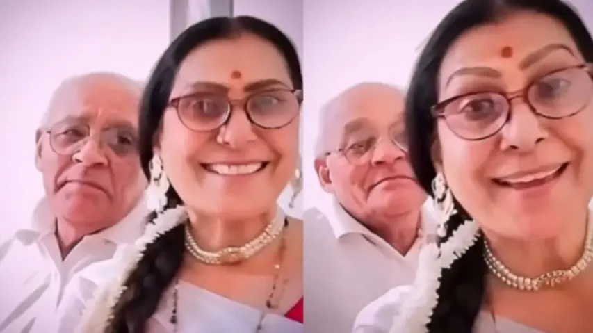 Elderly couple lip-syncing to SRK and Aishwarya’s ‘Bairi Piya’ video goes viral - Watch