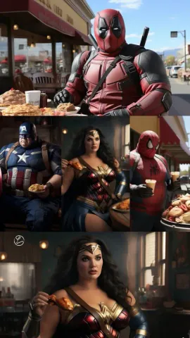 AI Imagines Wonder Woman, Superman, Captain America In Overweight Appearance 