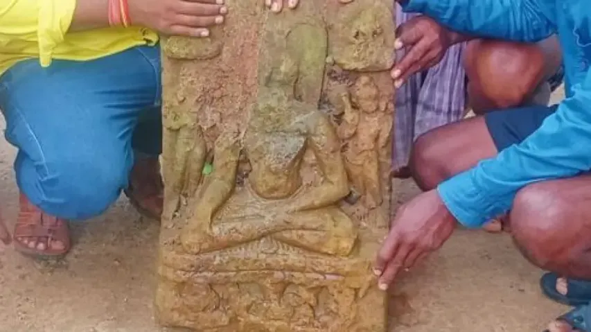 '9th Century Bhumisparsha Buddha’ idol found in Odisha’s Bhadrak 