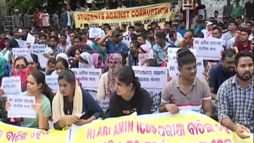 OSSSC recruitment exam irregularities aspirants hit Bhubaneswar