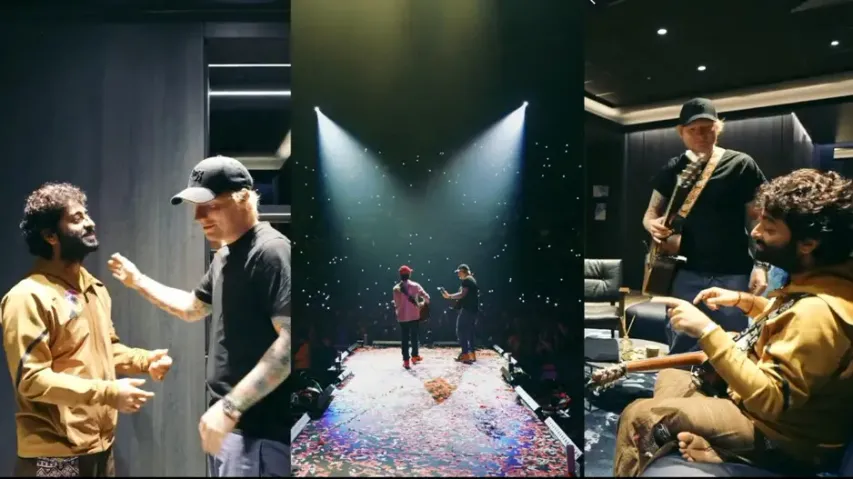 Arijit Singh and Ed Sheeran's 'Perfect' rehearsal! BTS video is a treat for music lovers; watch