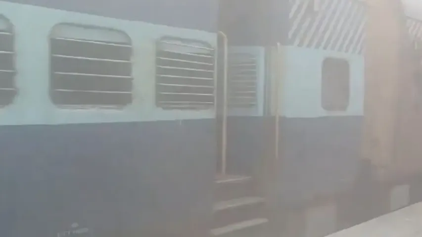 Train coach catches fire near MP's Chhatarpur; no casualty