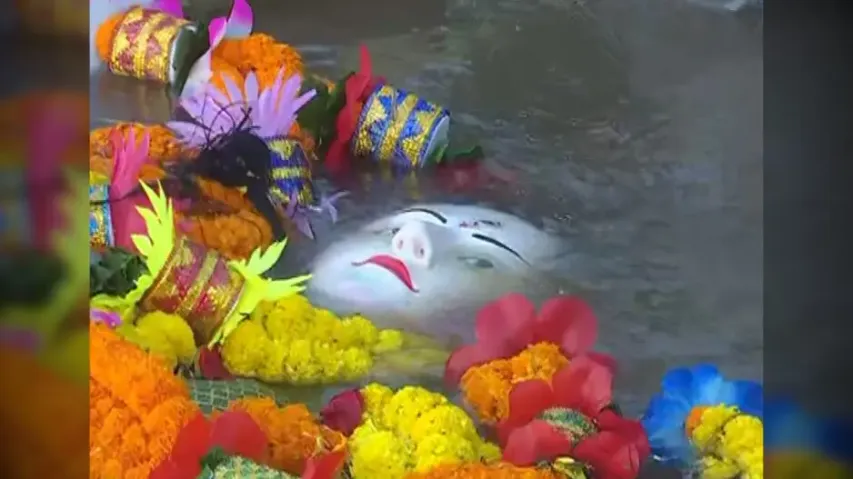 Durga Puja idol immersion takes place peacefully in Odisha