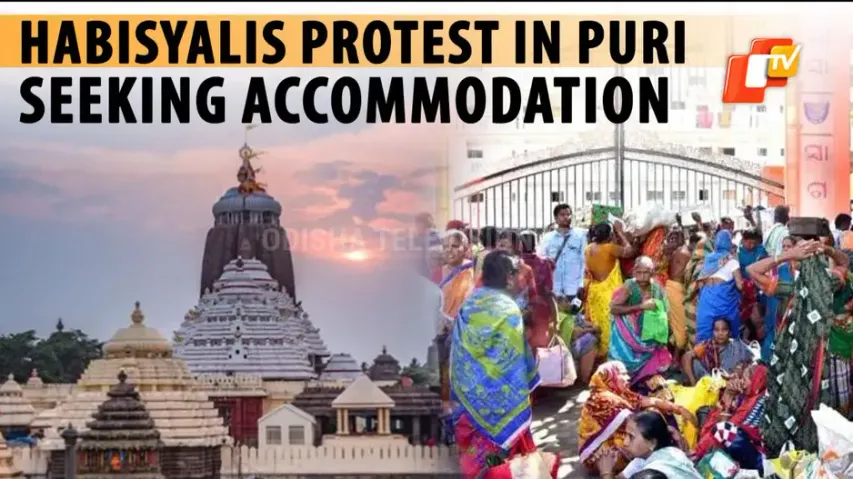 Kartik Habisyalis Stage Protest In Puri For Accommodation, District Collector Reaches For Discussion