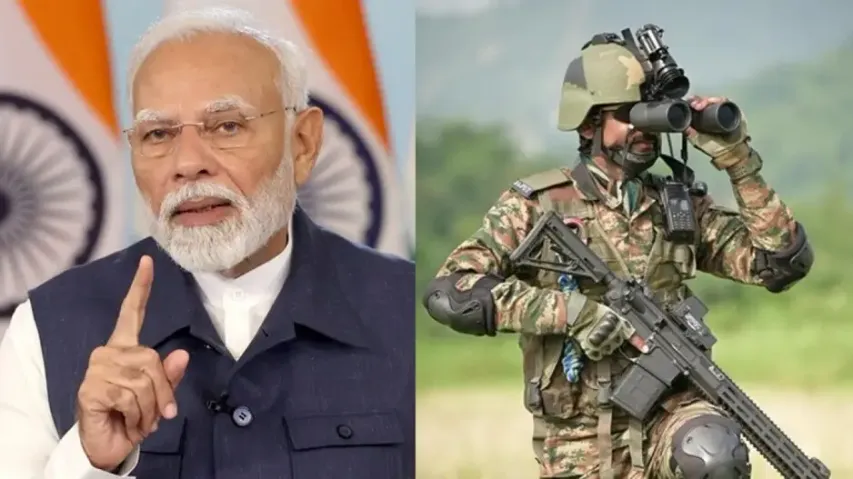 PM Modi & Soldier