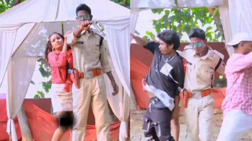 'Farzi IPS' becomes a 'hero' and saves a girl! Watch