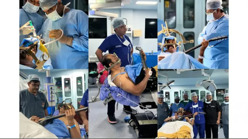 Karnataka doctors conduct brain surgery on guitar-playing US musician 