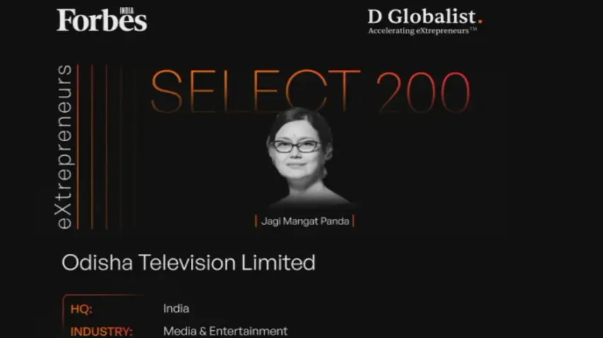 OTV makes it to Forbes India Select-200 list
