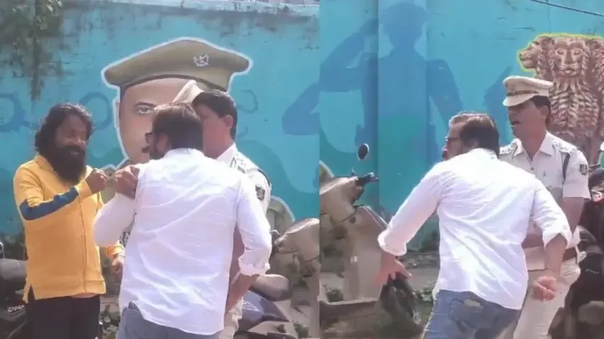 Tension near Bhubaneswar DCP Office, Manoj Mishra tries to attack director