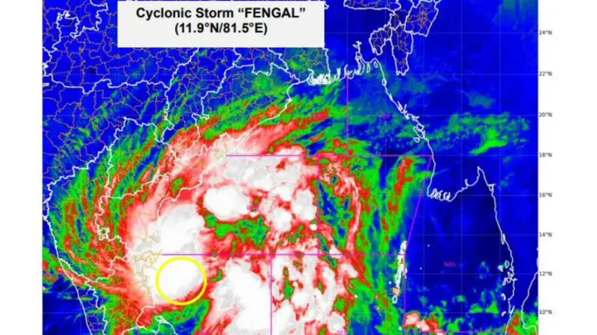 Cyclone Fengal to trigger heavy rainfall 