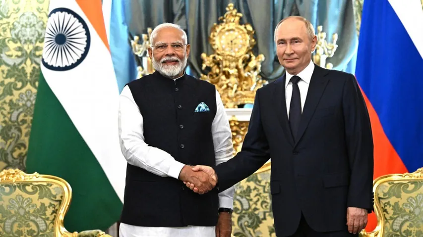 PM Modi and Vladimir Putin