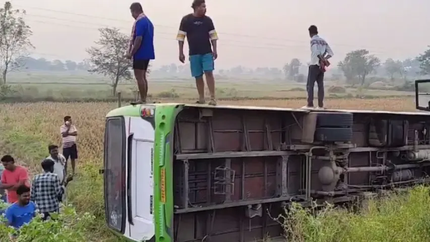 Another LAccMI bus meets with accident in Odisha, several injured