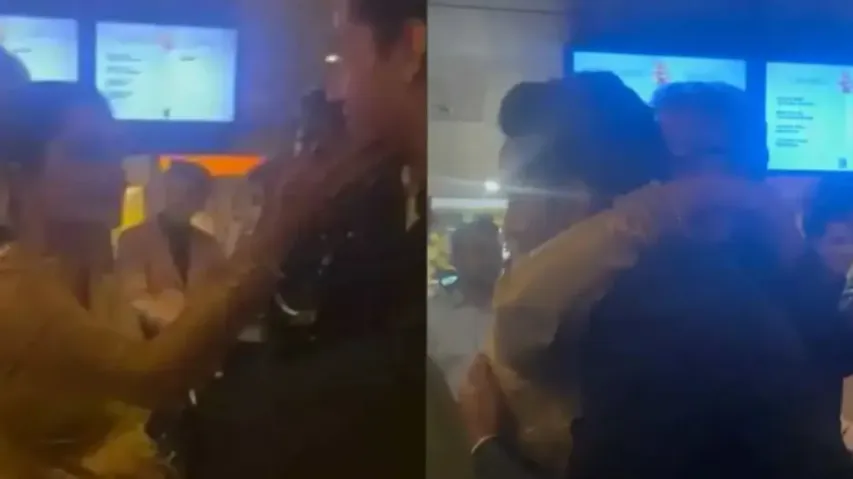 Rekha gives tight hug to Amitabh Bachchan’s grandson; touching moment goes viral