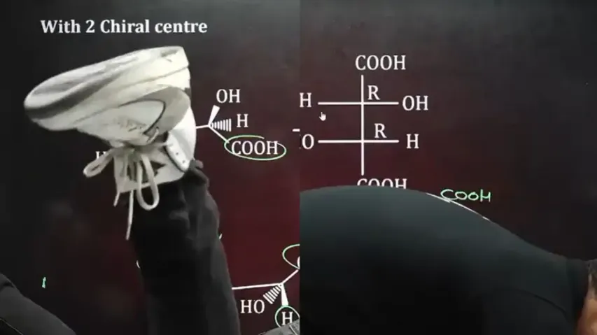 Indian teacher turns upside down to teach Chemistry, wins over Internet in viral video